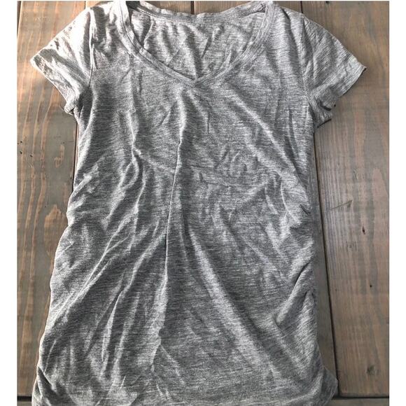 3 pc Liz Lange Maternity black top size small, Indigo Blue jeans, gray t shirt s - Picture 5 of 11